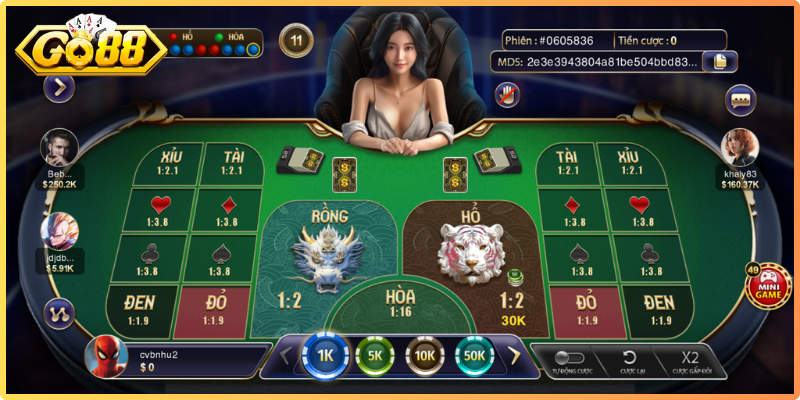 Rồng Hổ Go88 - Game Bài Căng Não, Thắng Thua Trong Tích Tắc 2 Cách thức phân định thắng thua trong rồng hổ Go88